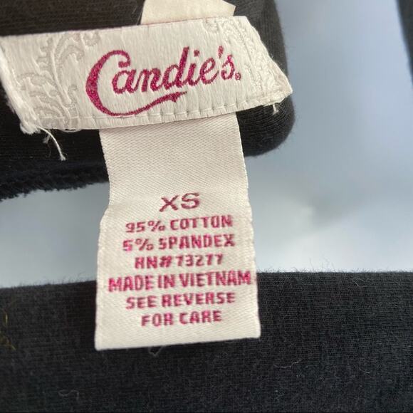 Candie's XS cross back Black Dress - Picture 3 of 8